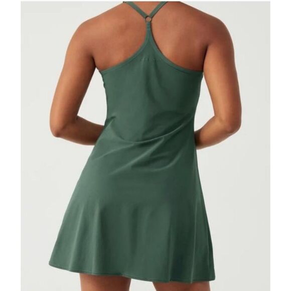 Outdoor Voices The Exercise Green Dress, size L - Picture 2 of 8